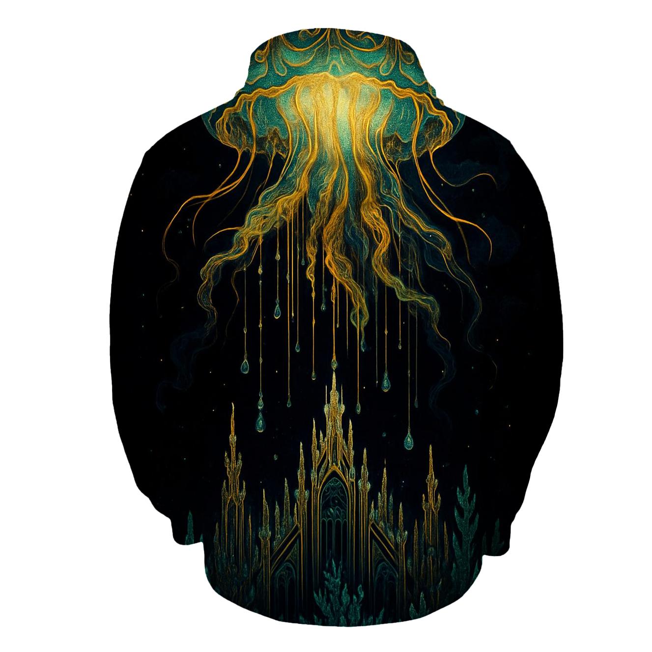 Gilded Jelly Cathedral embroidered hoodies