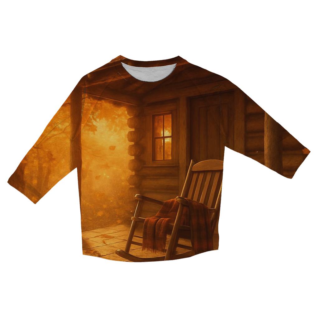 Grateful Cabin Porch casual three quarter sleeve shirts