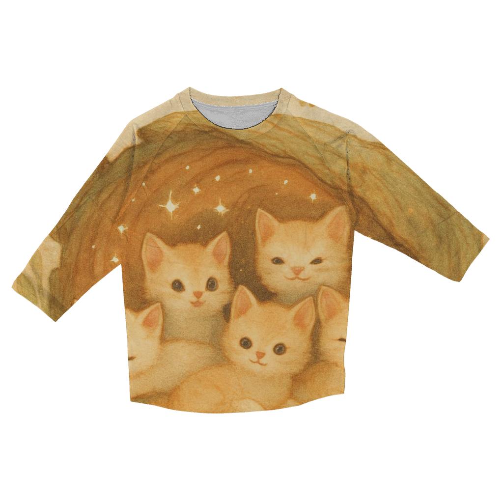 Hidden Starling Den trendy 3/4 sleeve tops