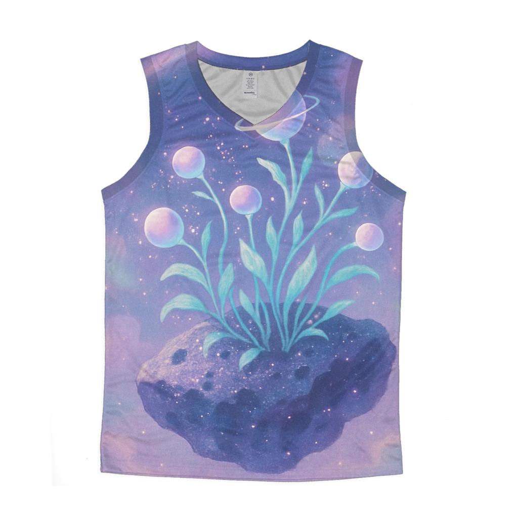 Cosmic Garden sports performance tank tops