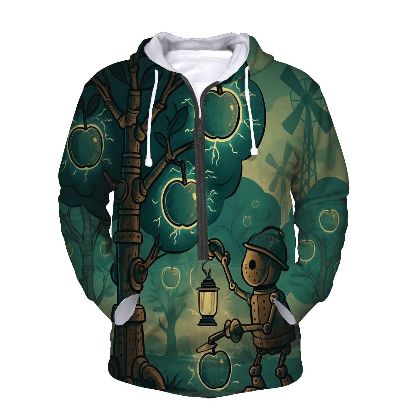 Static Orchard Automaton premium hoodies