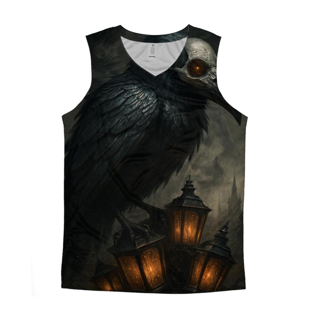 Raven Of Broken Lanterns personalized athletic tanks