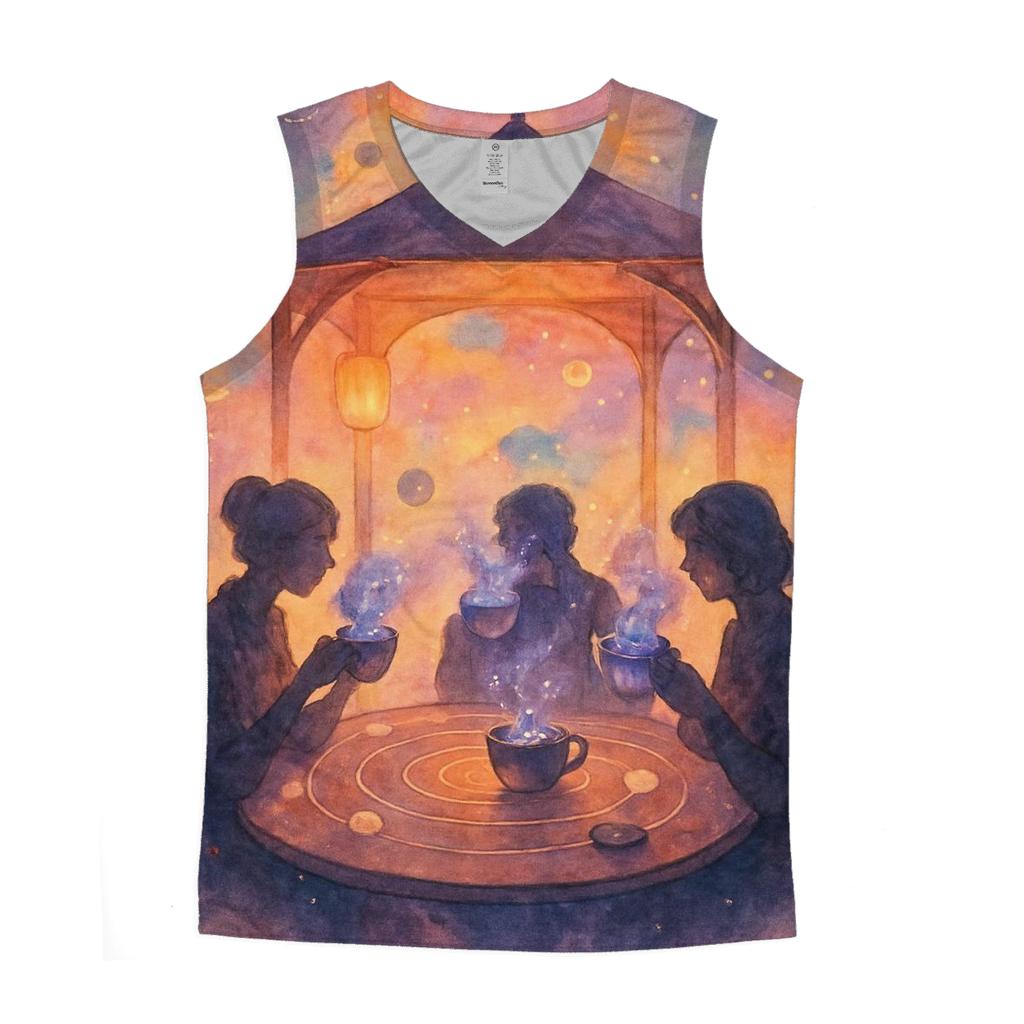 Celestial Tea House personalized athletic tanks