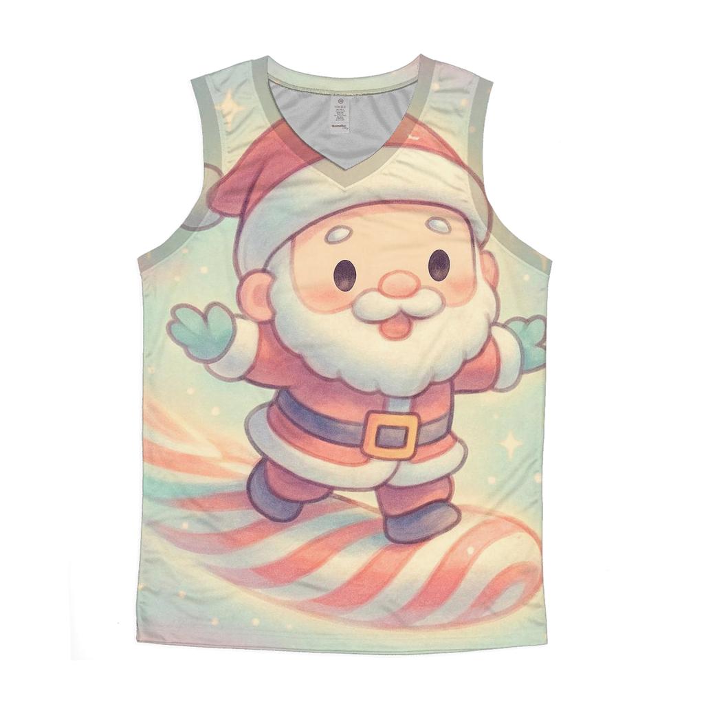 Chibi Candied Comet Santa stylish racerback tanks
