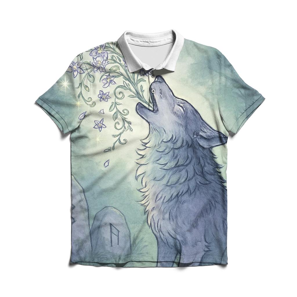 Blooming Spirit Howl classic pique polos
