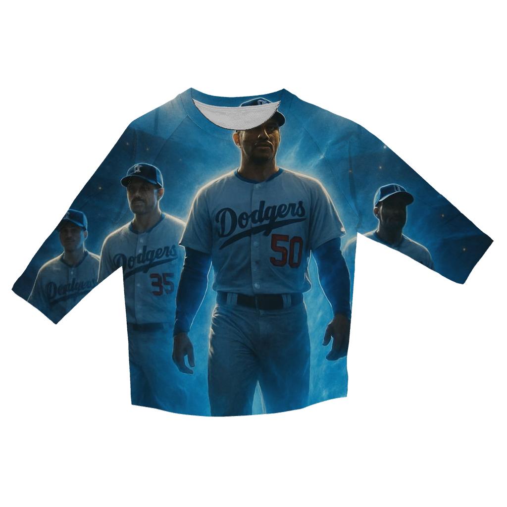 Heroic Dugout Rise printed three quarter sleeve shirts