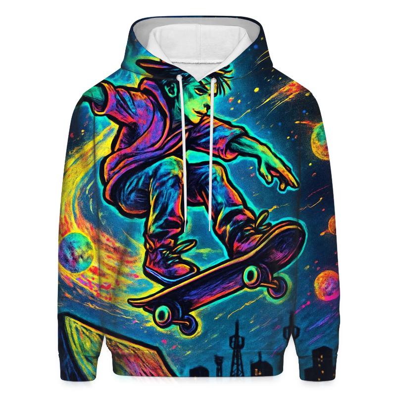 Skateboard Comet Rider printed hoodies