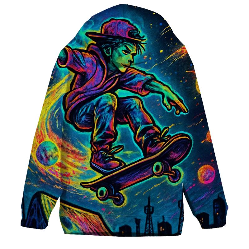 Skateboard Comet Rider printed hoodies