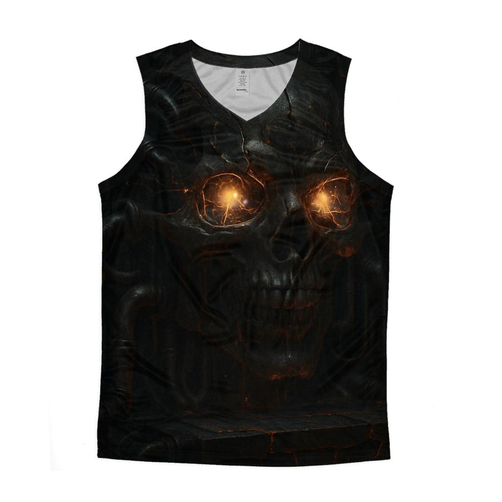 Biomech Skull Forge custom tank tops