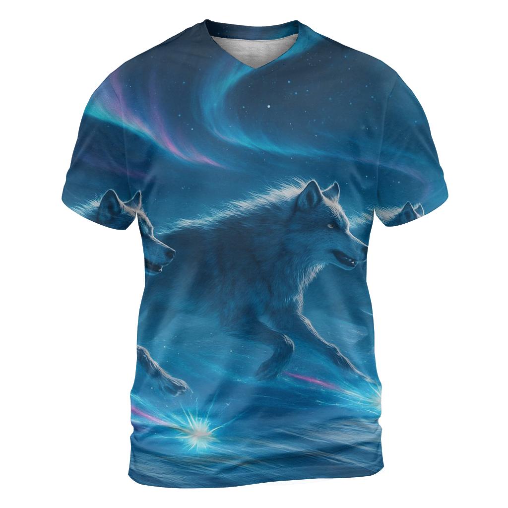 Aurora Trail Pack creative print fashion shirts