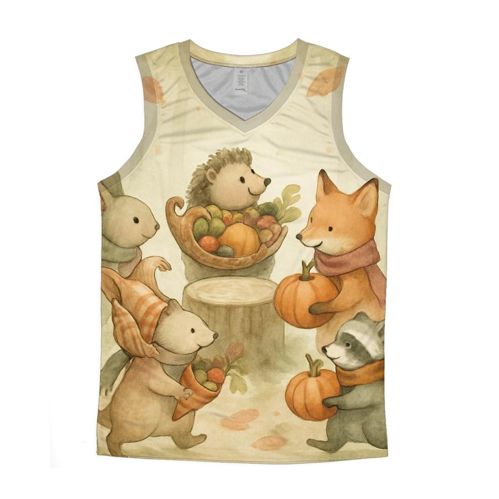 Woodland Feast Parade stylish racerback tanks