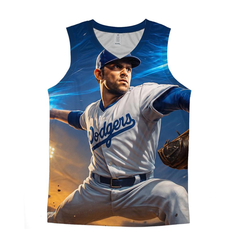 Dodger Dawn Pitch sports performance tank tops
