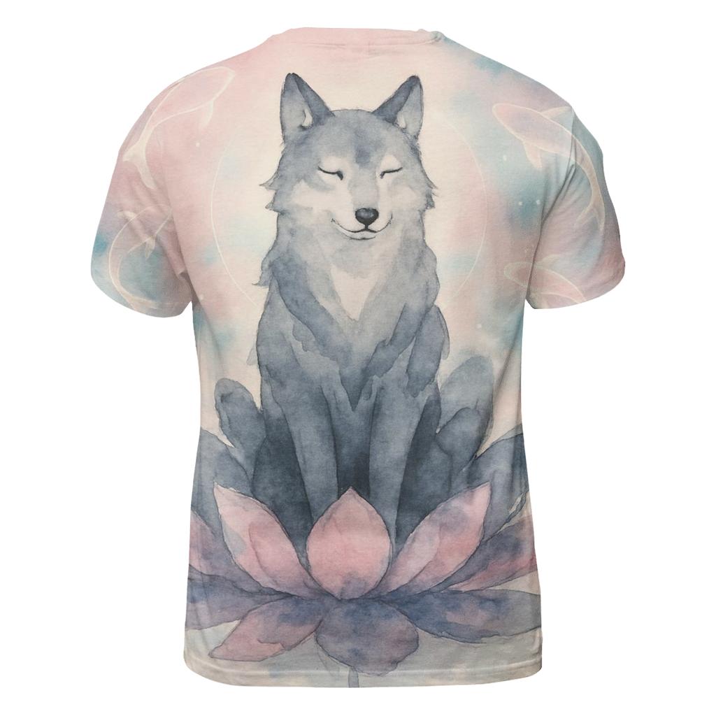 Lotus Moon Spirit unique graphic print tees