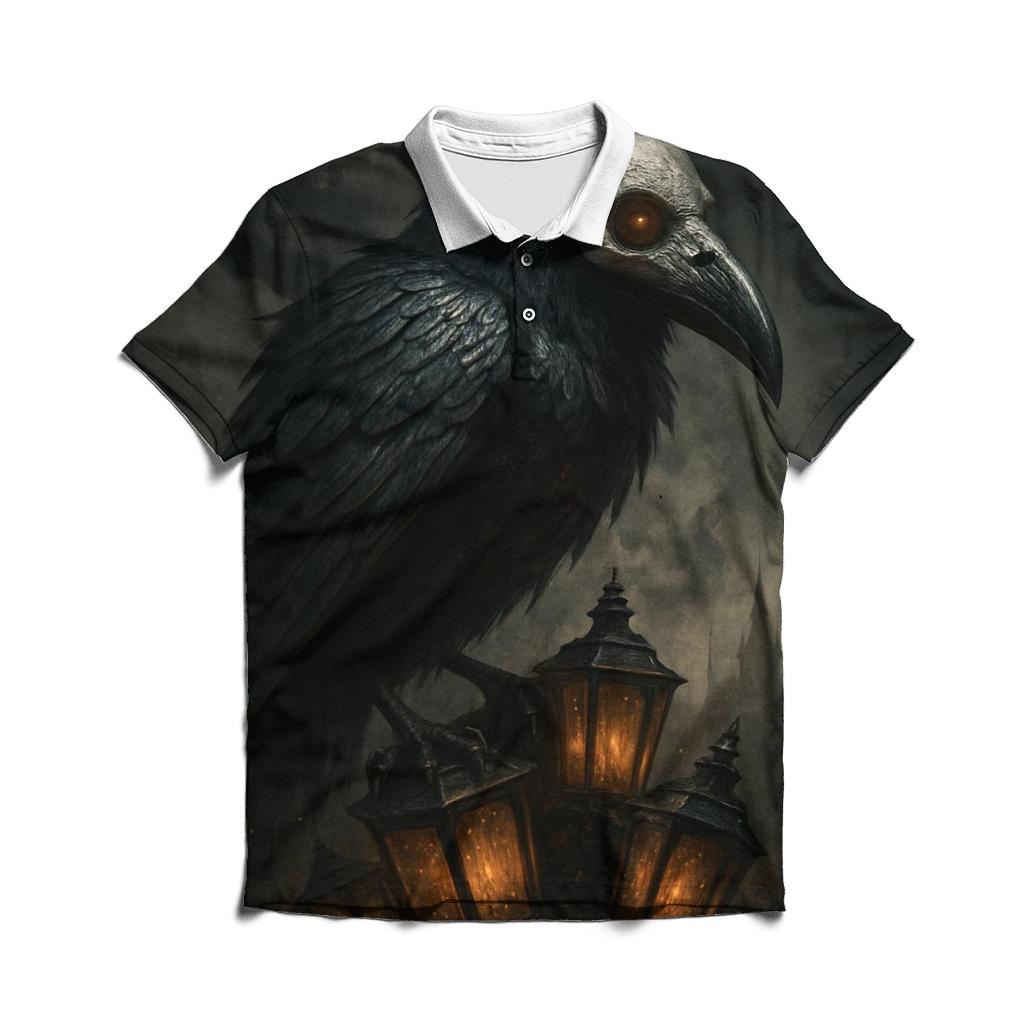 Raven Of Broken Lanterns branded logo polo shirts