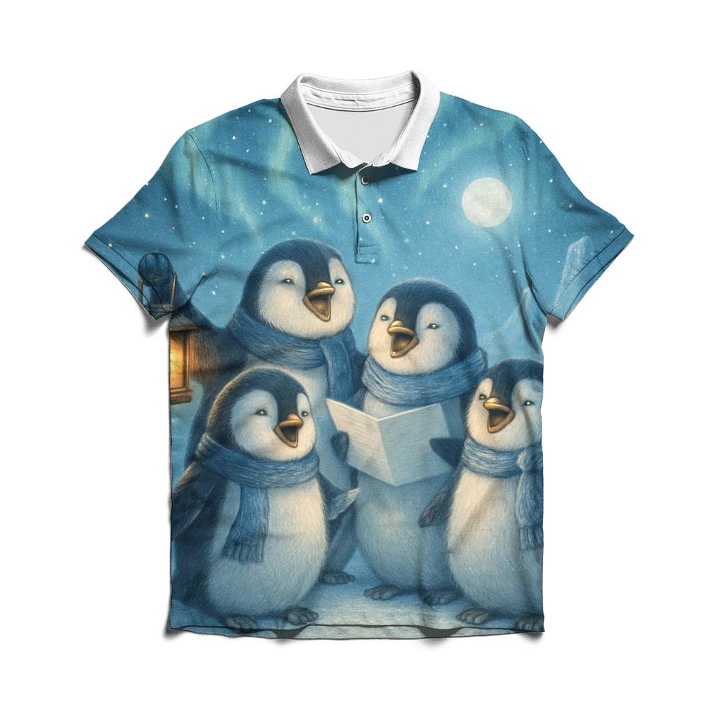 Penguin Carol Quartet stylish collar polo tees