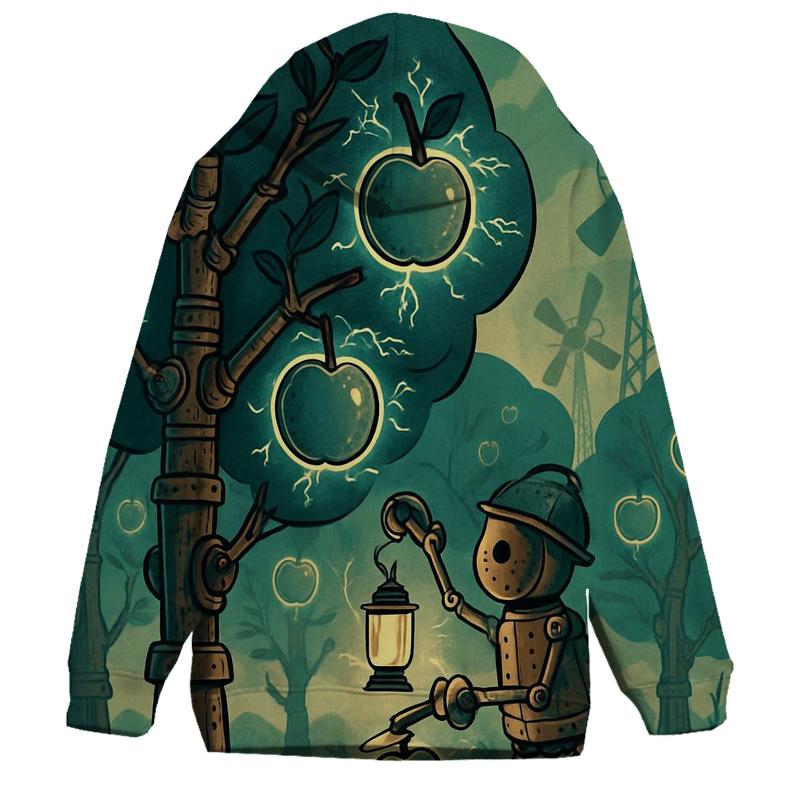 Static Orchard Automaton premium hoodies