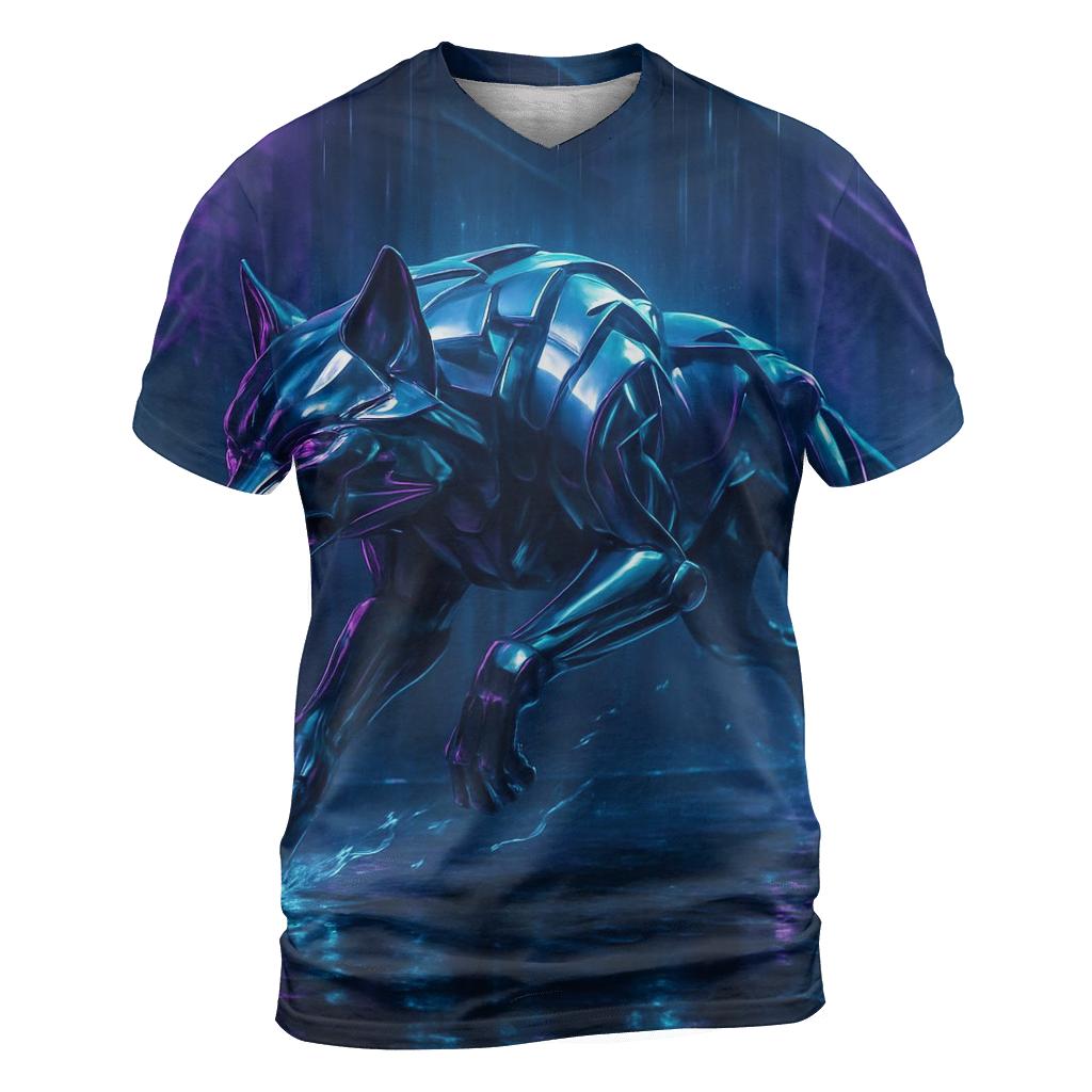 Chrome Night Runner unique graphic print tees