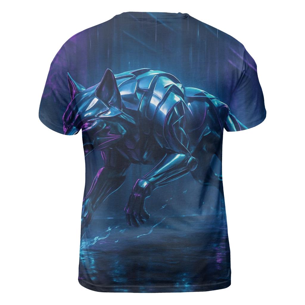 Chrome Night Runner unique graphic print tees