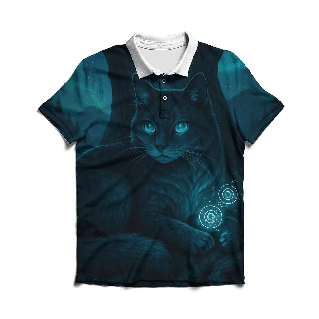 Elder Tree Oracle Cat designer slim fit polos