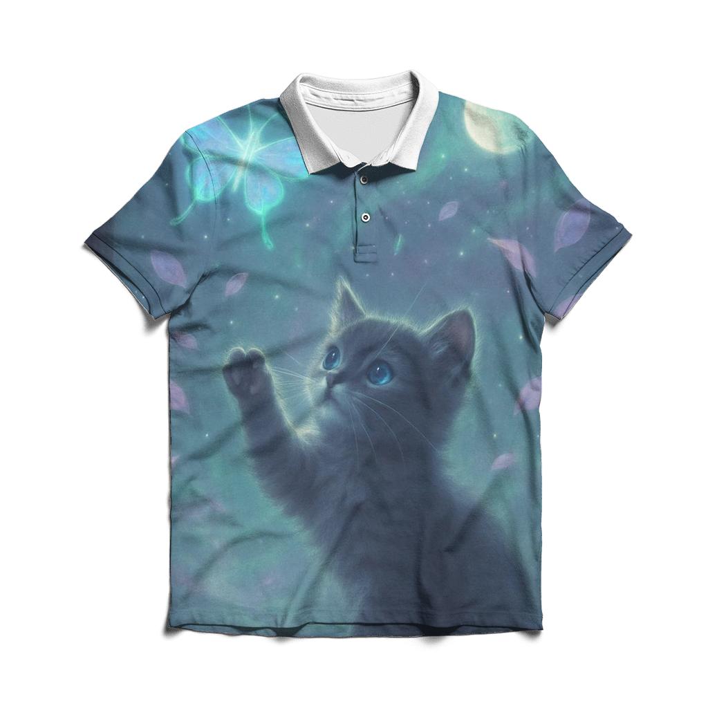 Mothlight Window Paws stylish collar polo tees