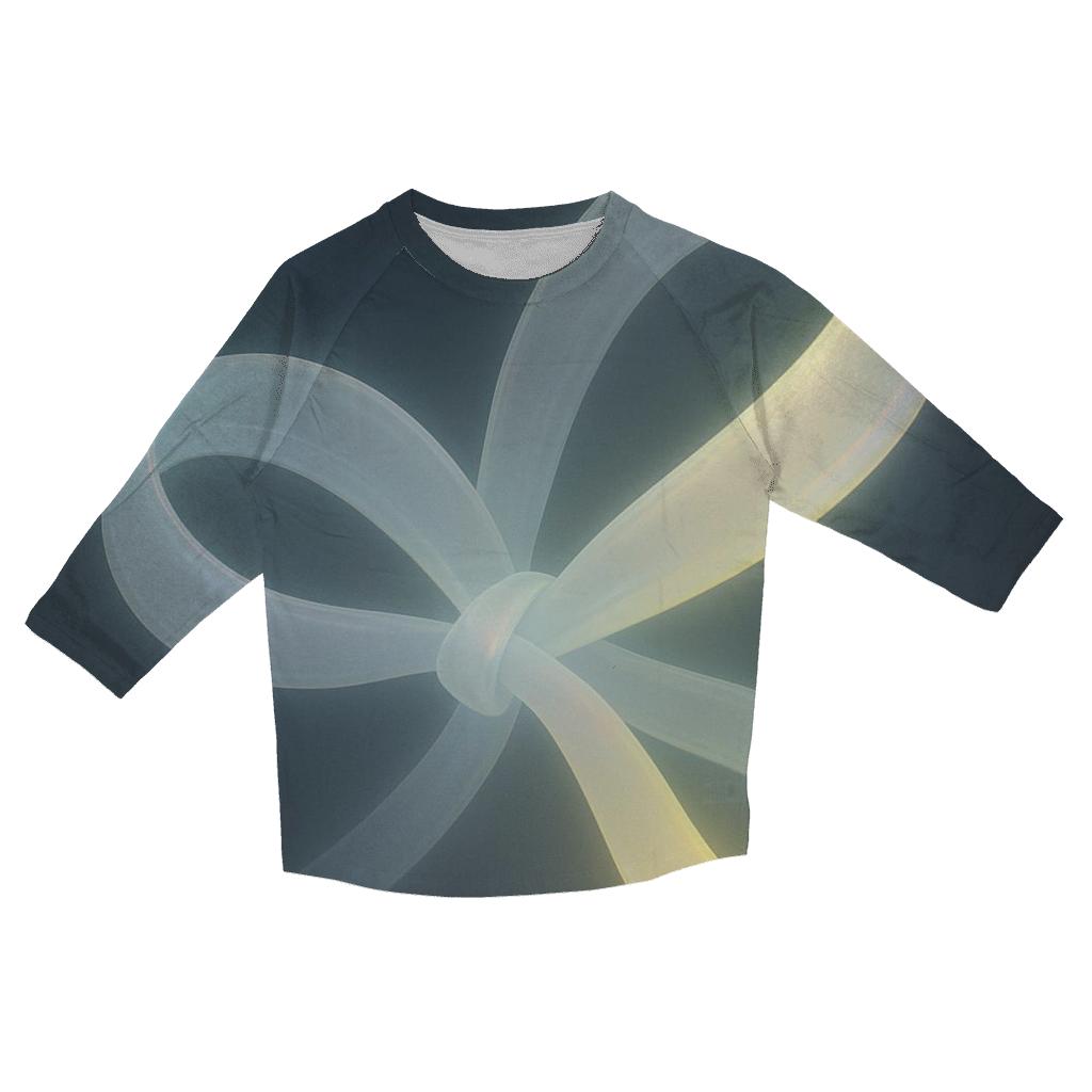 Dreamwell Liquid Ribbon fashion 3/4 sleeve shirts