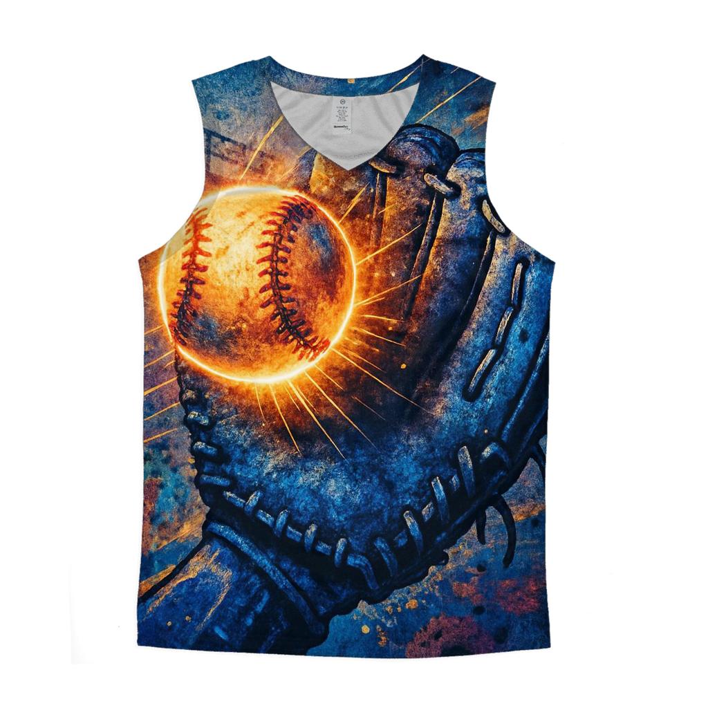 Chrome Glove Catch sports performance tank tops