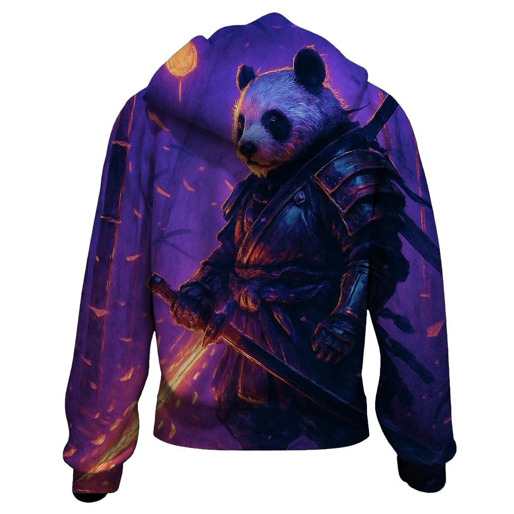 Neon Bamboo Ronin embroidered hoodies