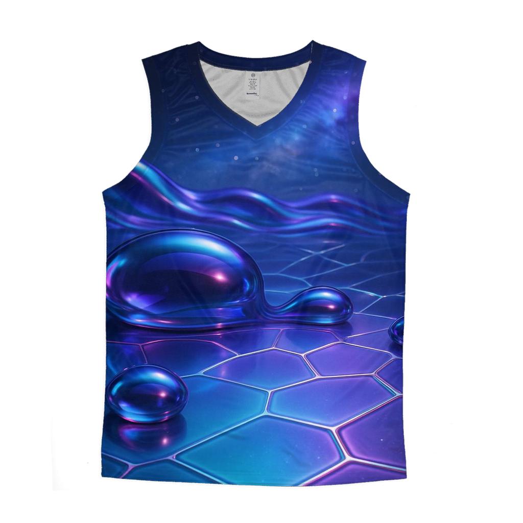 Glass Tide Nebula stylish racerback tanks