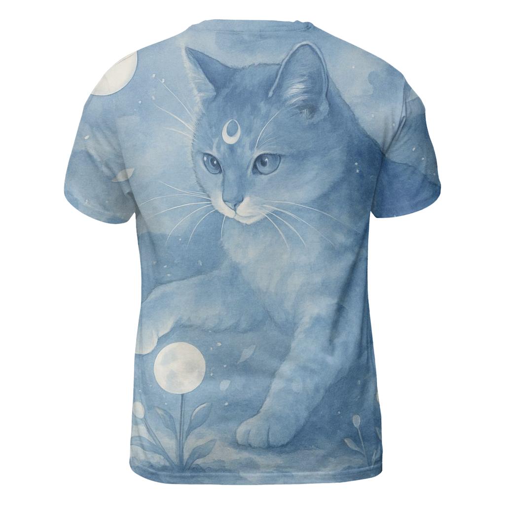 Mystic Moon Gardener Cat custom all-over print shirts