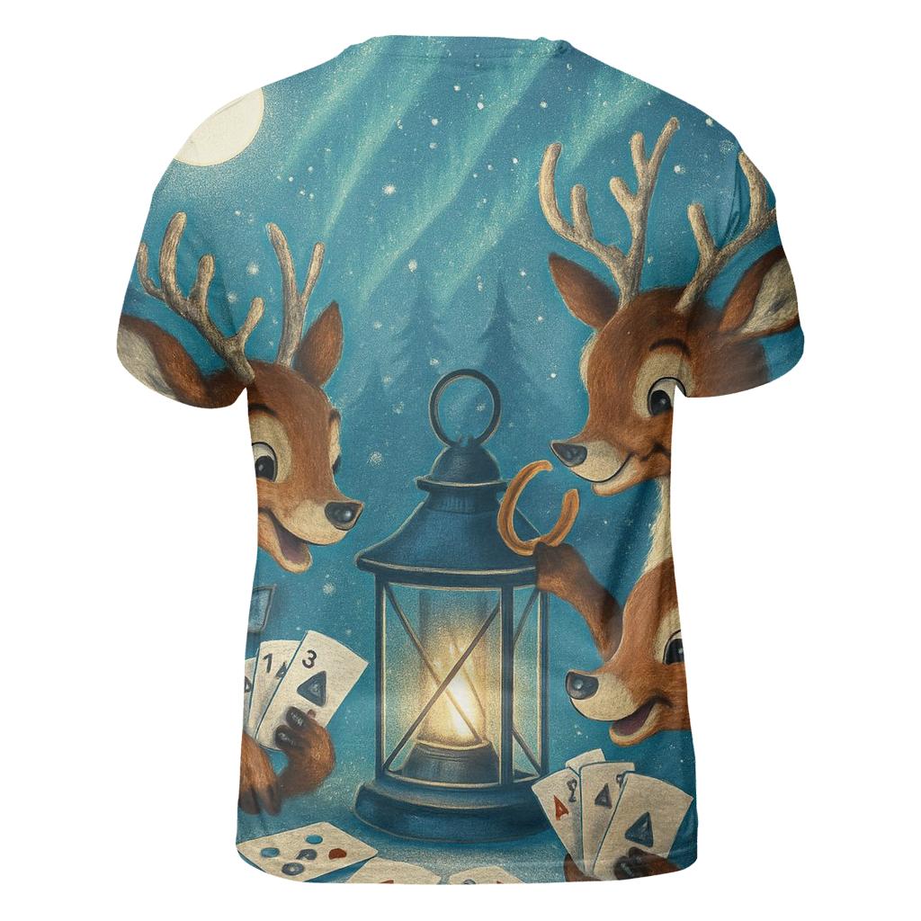Reindeer Games At Midnight trendy printed shirt styles
