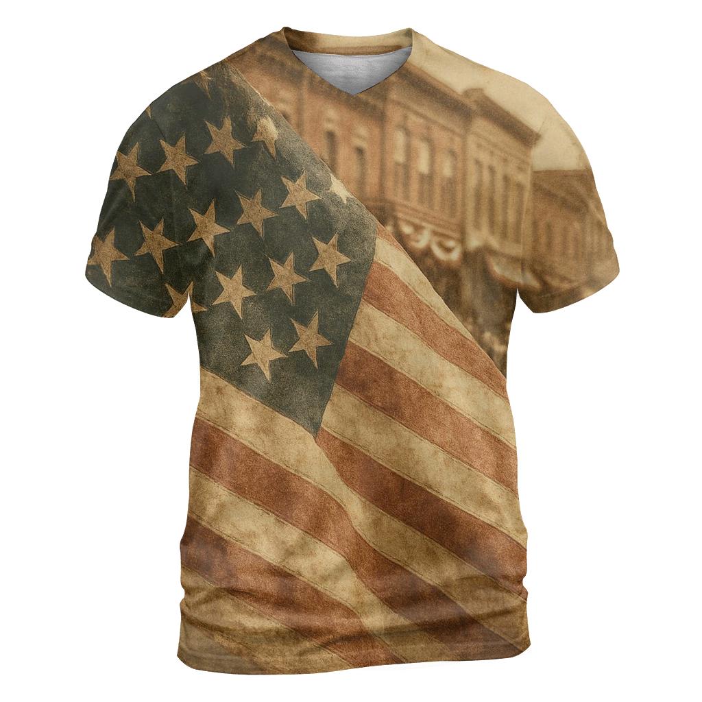 Vintage Parade Fade trendy printed shirt styles