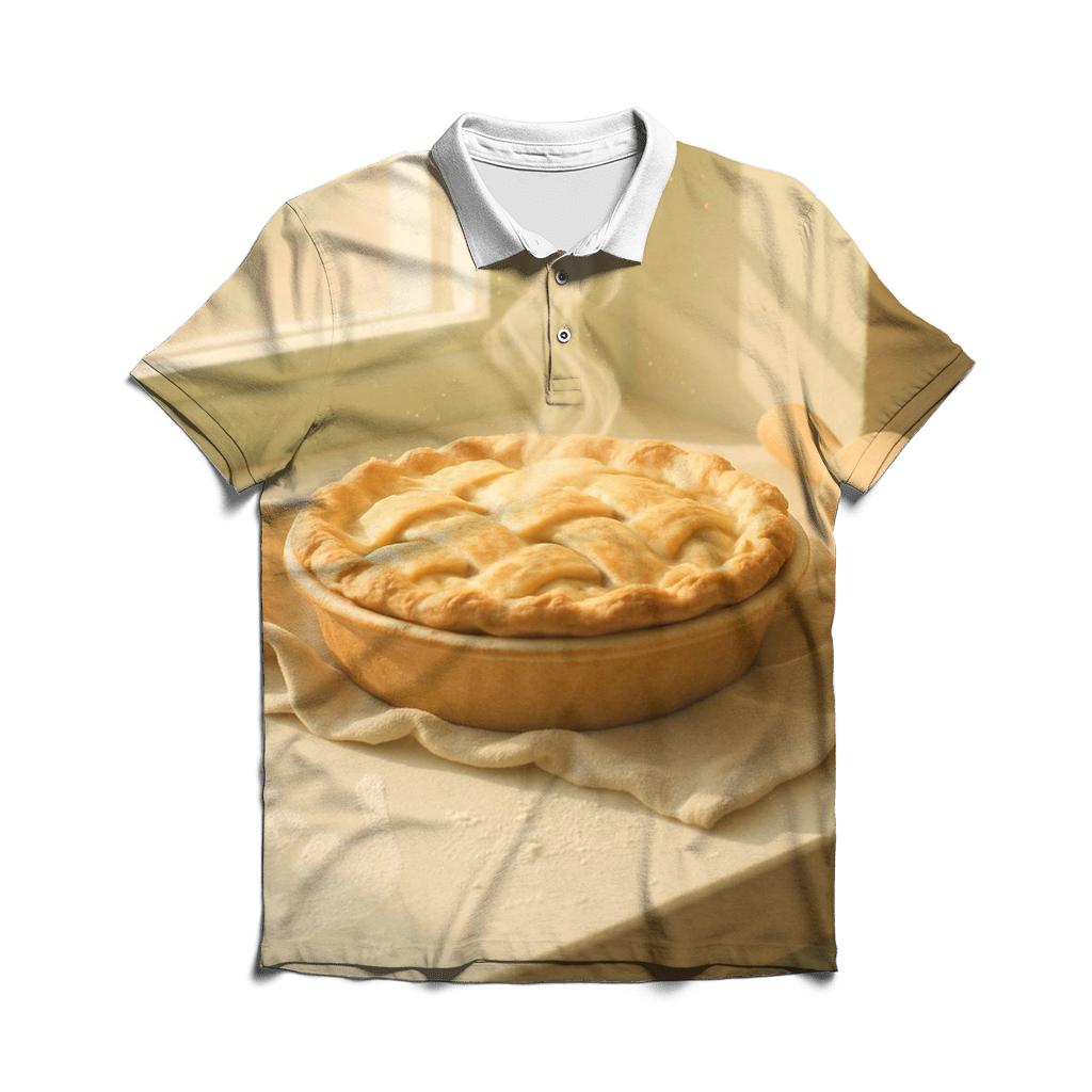 Sunlit Pie Kitchen premium cotton polo shirts
