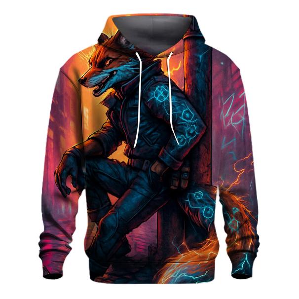 Clockwork Alley Fox graphic hoodies