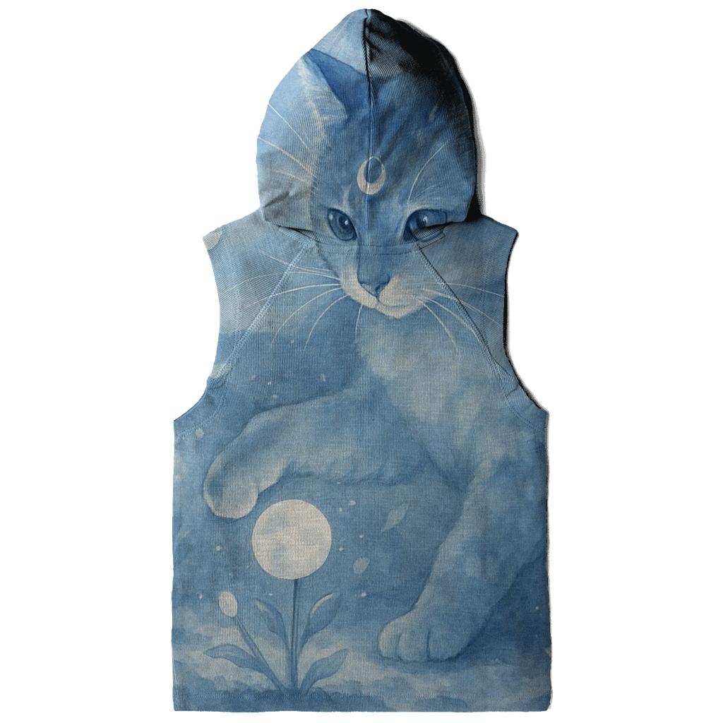 Mystic Moon Gardener Cat premium hoodies