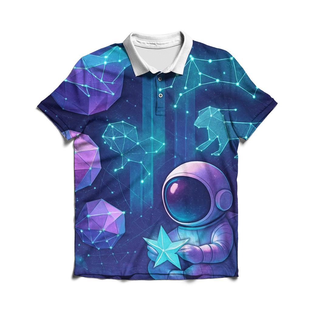 Quantum Origami premium cotton polo shirts