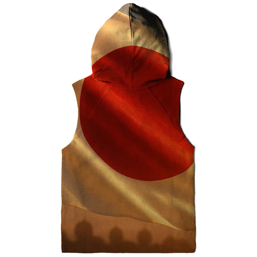 Sunlit Japanese Silk Wave zip-up hoodies