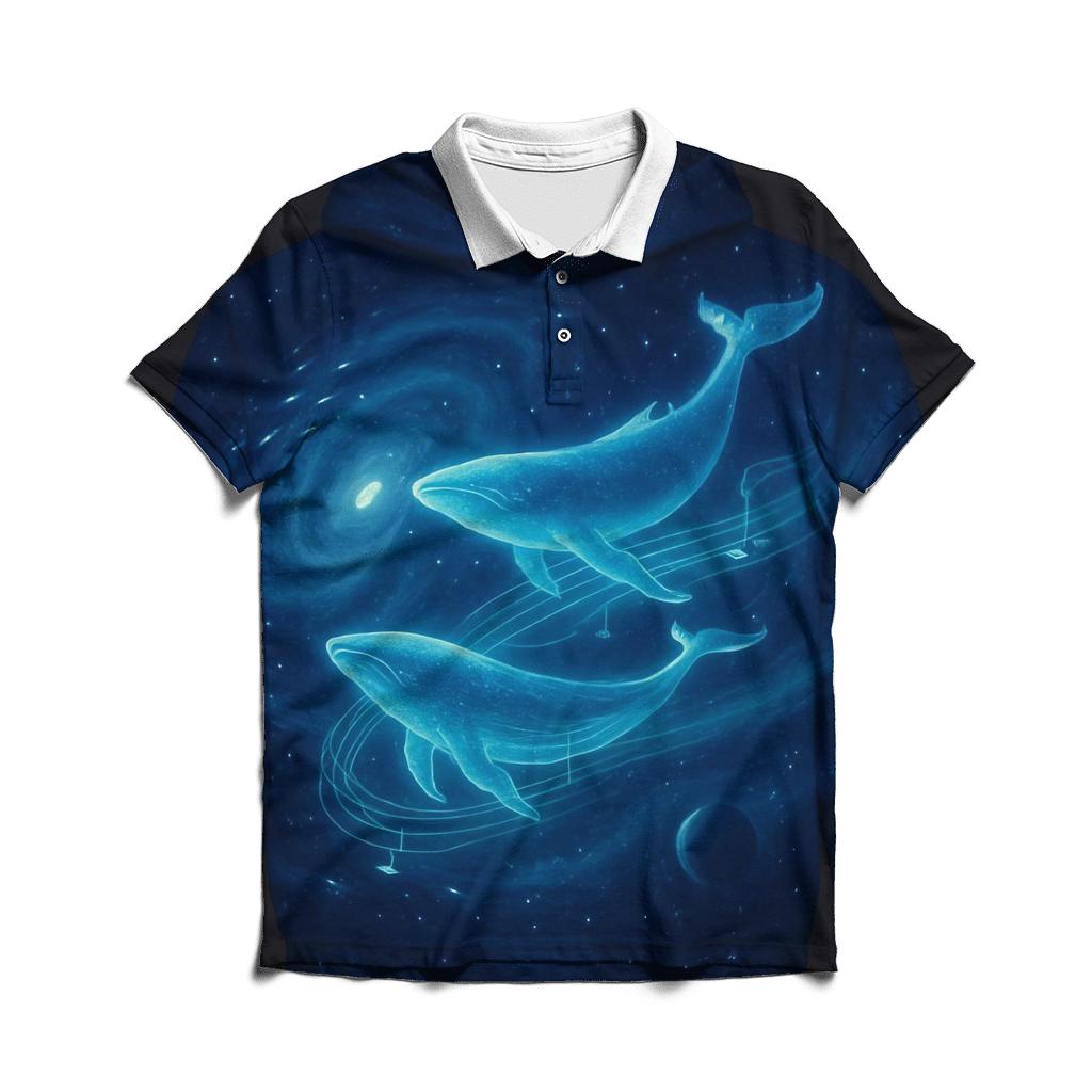 Echoes Of Andromeda classic pique polos