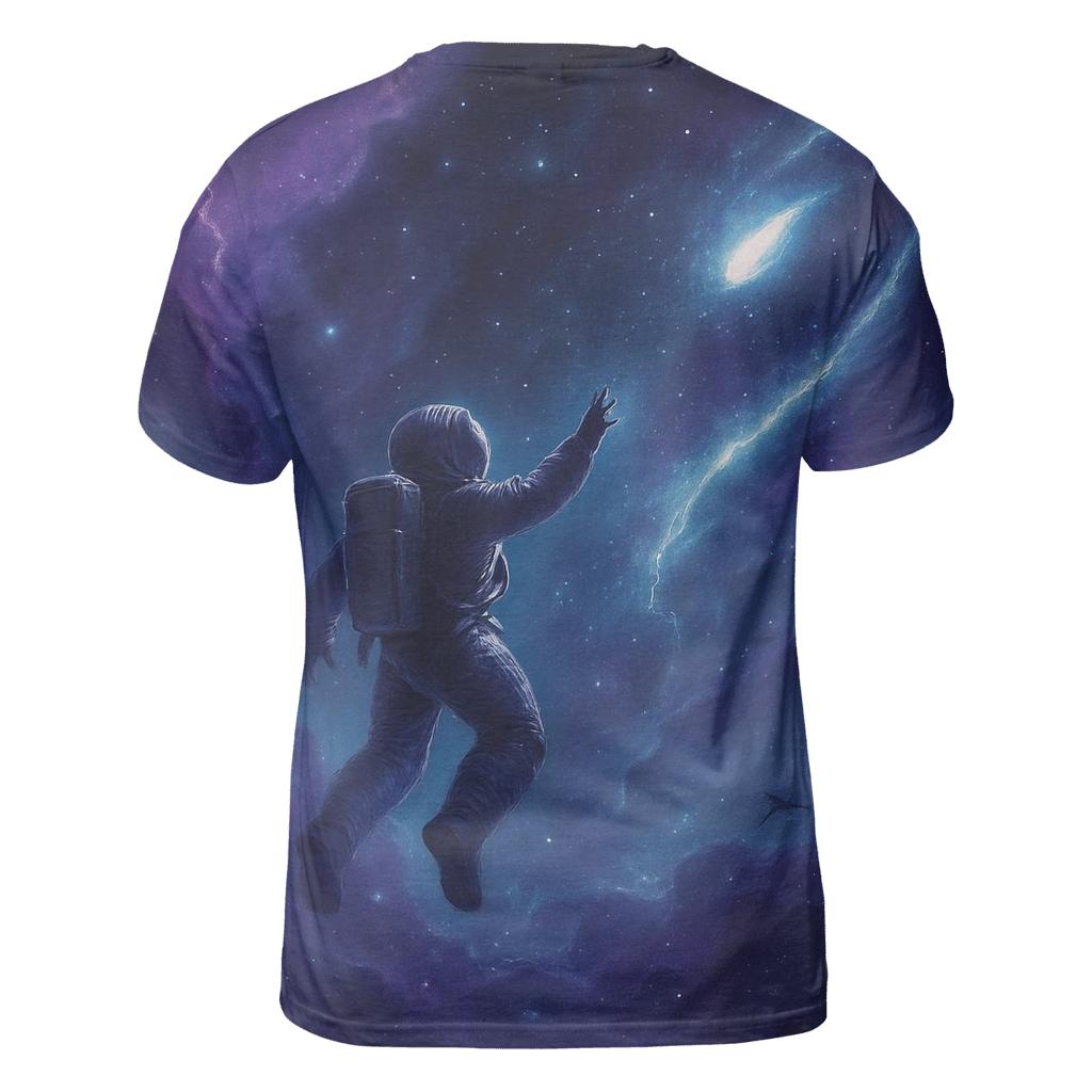 Nebula Drifter artistic all-over print tops