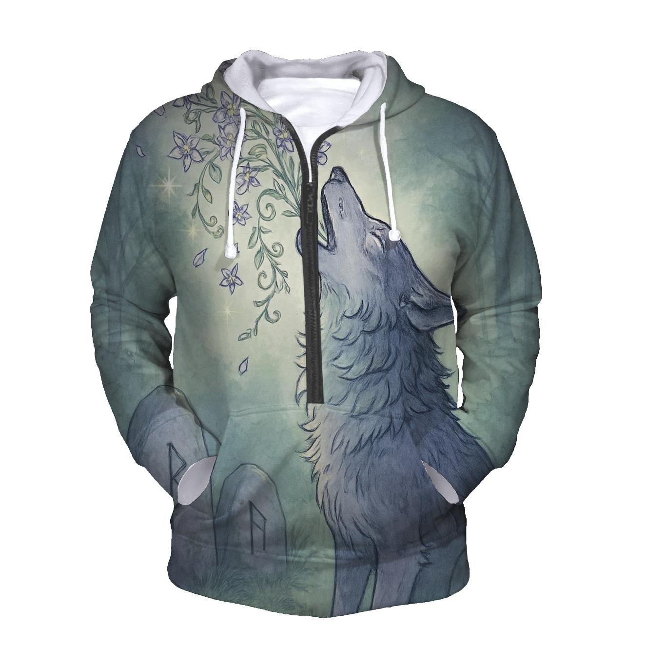 Blooming Spirit Howl designer hoodies