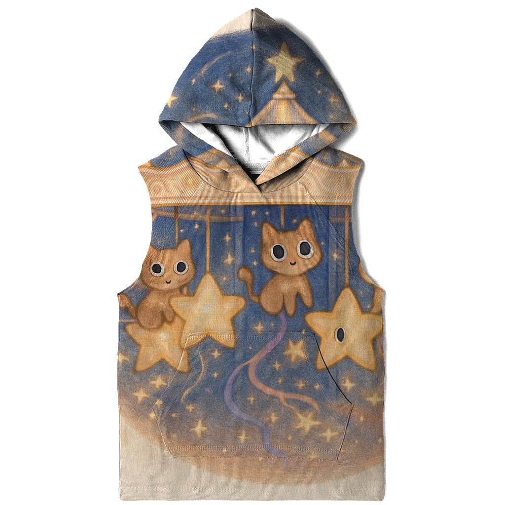 Constellation Carousel Cats graphic hoodies