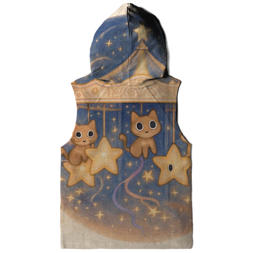 Constellation Carousel Cats graphic hoodies
