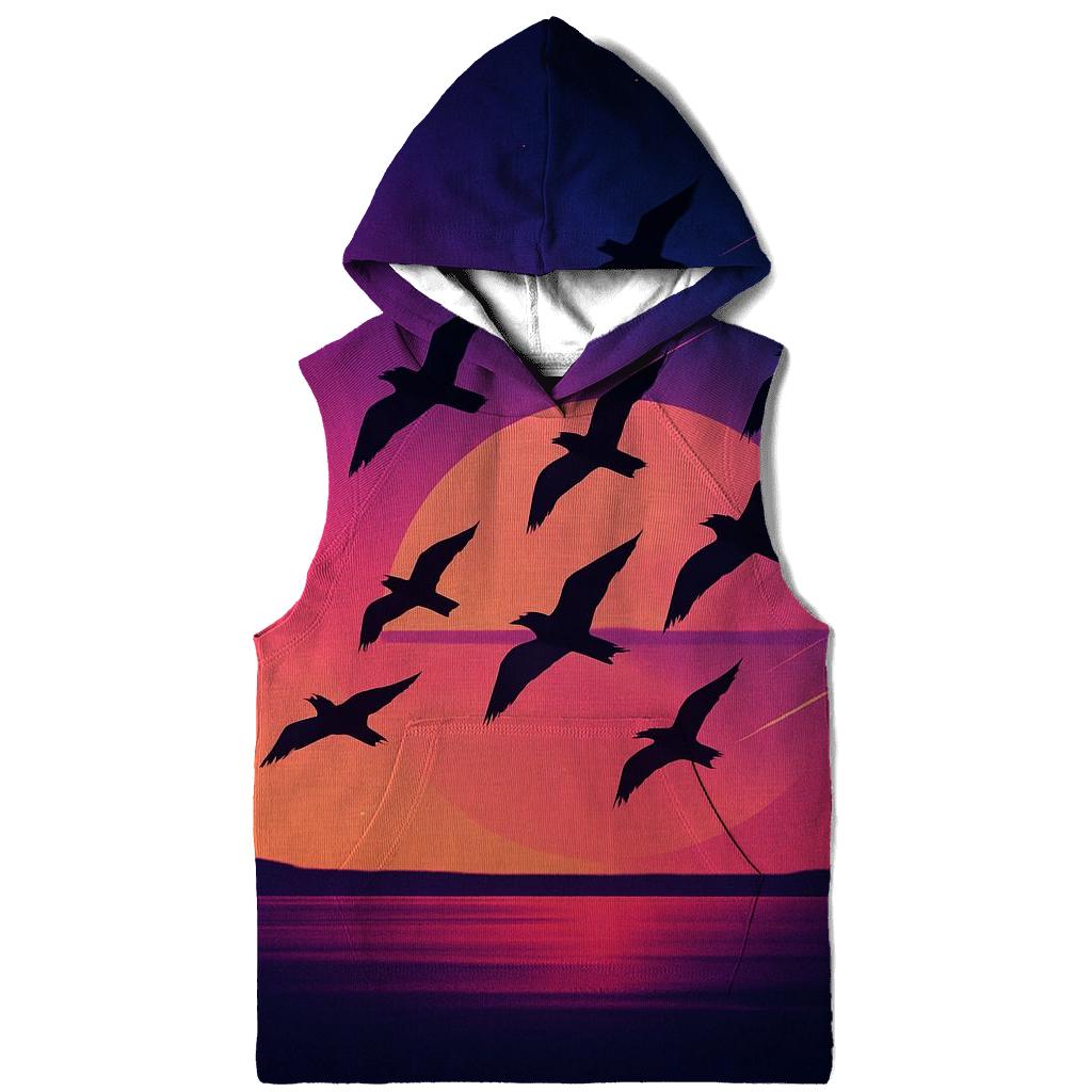 Crimson Wing Passage zip-up hoodies