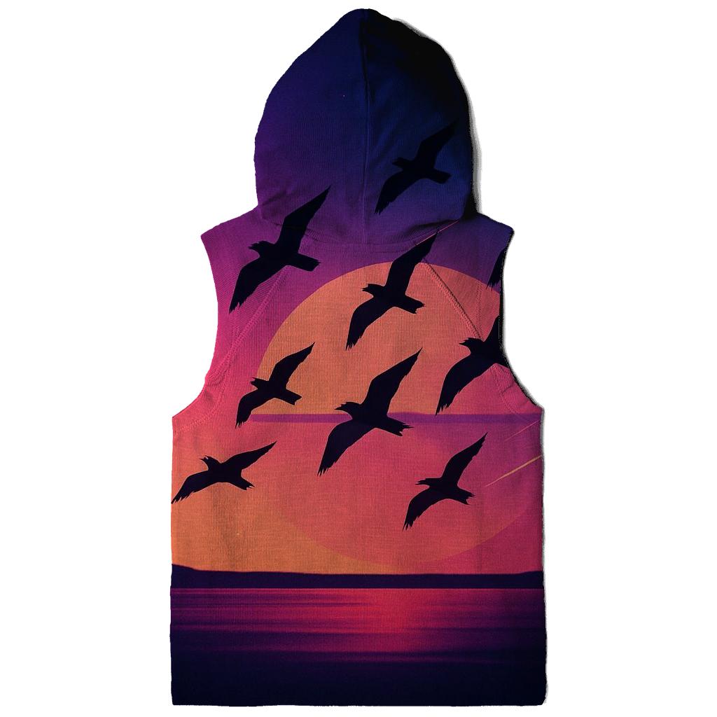 Crimson Wing Passage zip-up hoodies