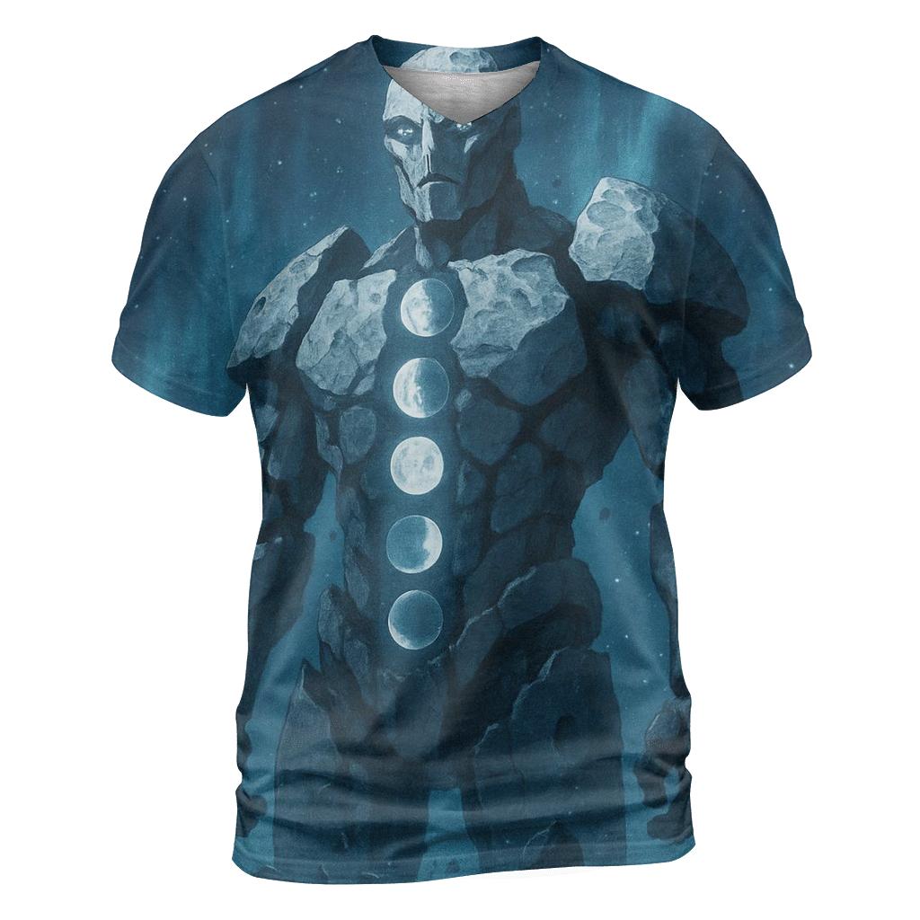 Moonphase Sentinel creative print fashion shirts
