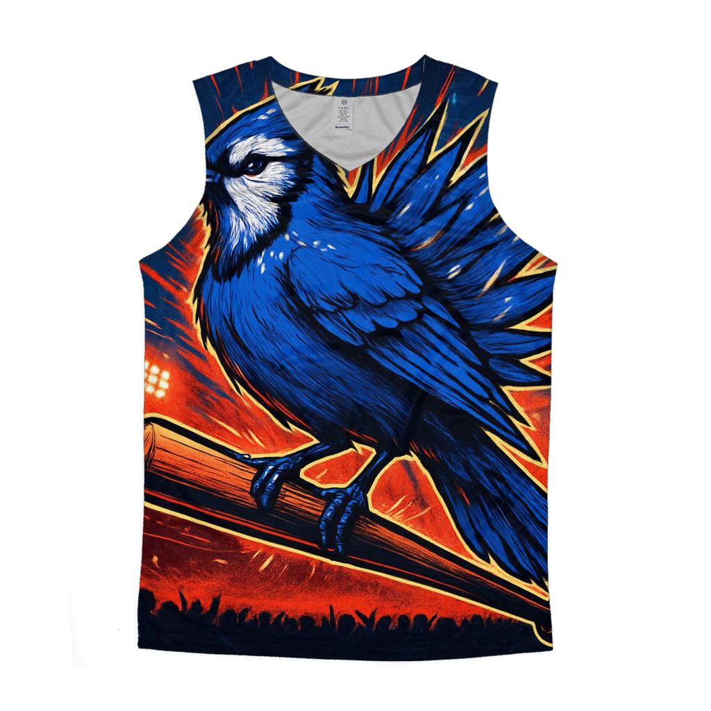 Blue Jays Momentum Crest stylish racerback tanks