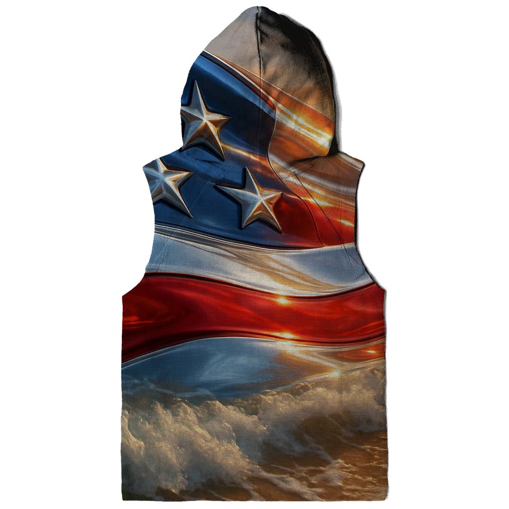 Australian Coastal Flag Tide printed hoodies