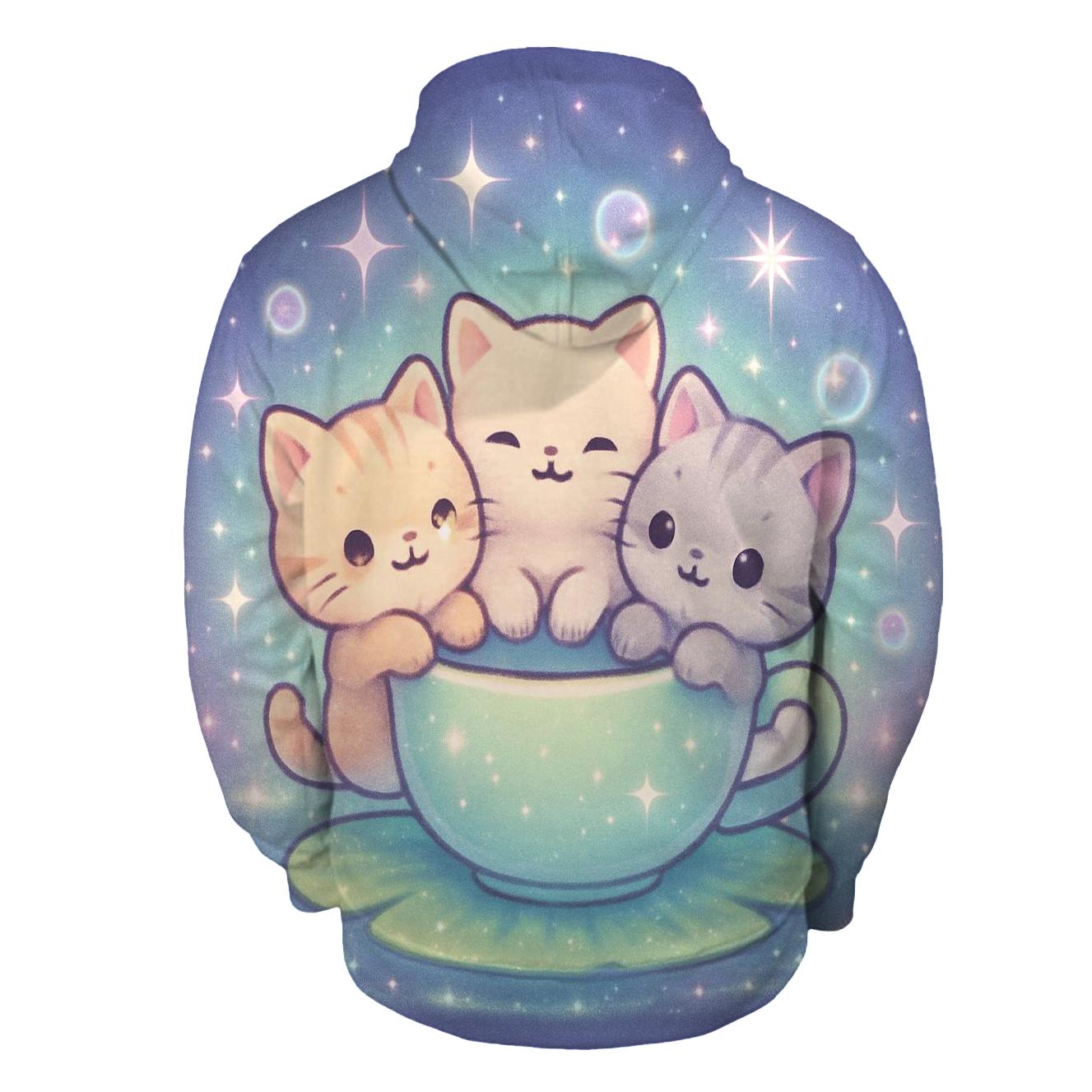 Starlight Tea Party Kittens hoodie styles