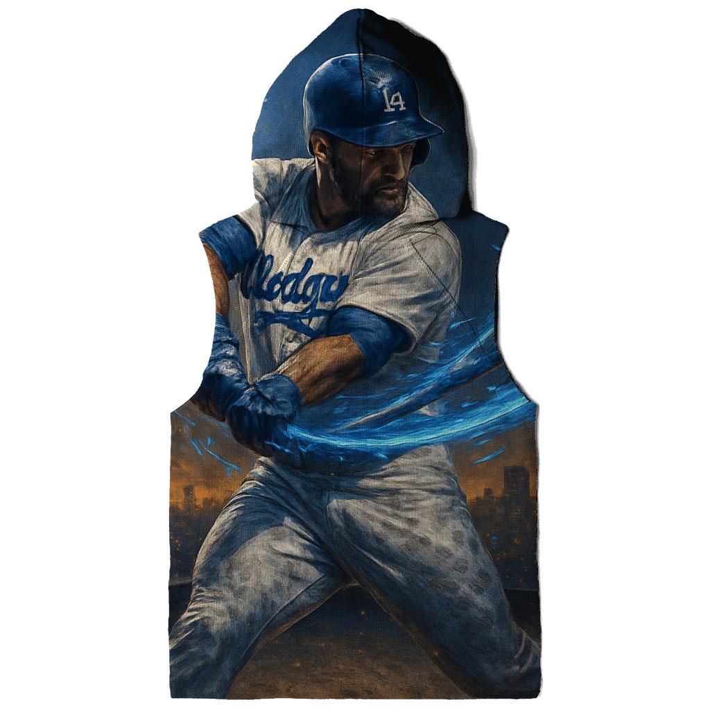 Blue Lightning Swing designer hoodies