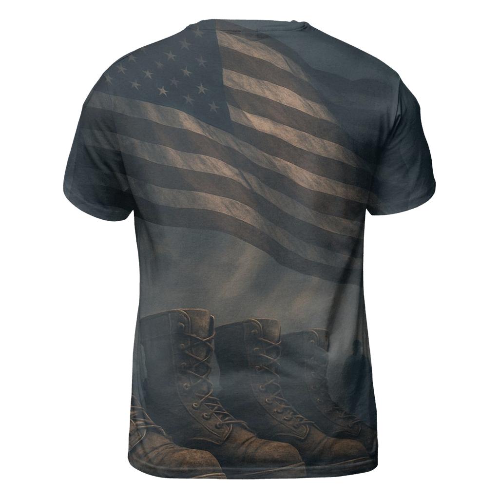 Boots At Twilight Flagline creative print fashion shirts