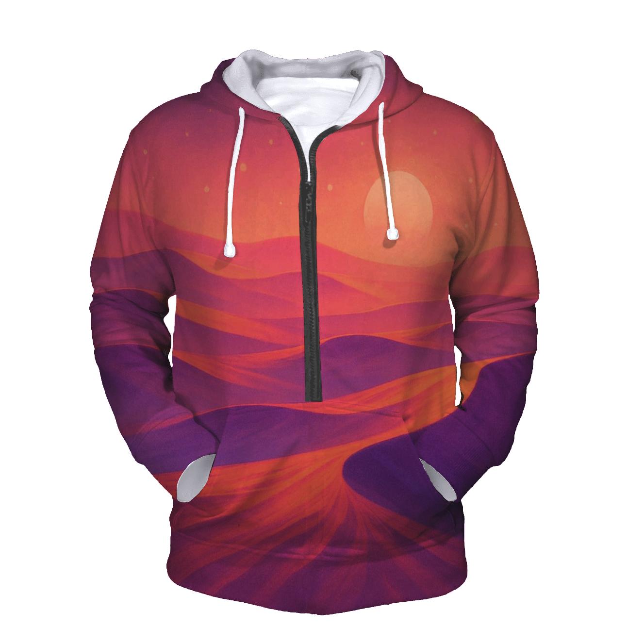 Coral Dune Horizon heavyweight hoodies